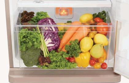 Bí quyết sử dụng tủ lạnh bảo quản rau mùa mưa