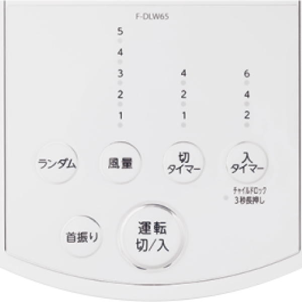 Quạt cây Nhật nội địa Toshiba F-DLW65, động cơ DC