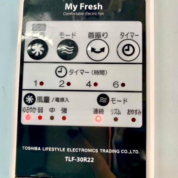 Quạt treo tường Nhật nội địa Toshiba TLF-30R22