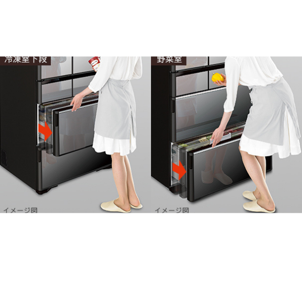 Tủ lạnh Hitachi R-WX74K 735L cao cấp, có ngăn hút chân không