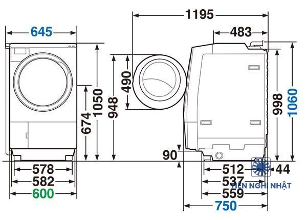 Máy giặt Toshiba TW-127XH1