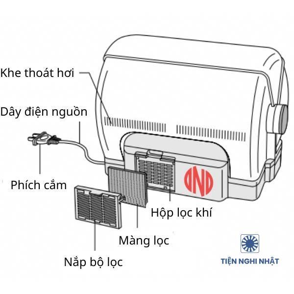 Máy sấy bát Panasonic FD-S35T3-X