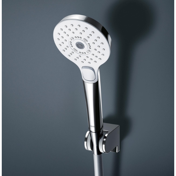 Sen tắm TOTO TBV03404J tay sen mạ Niken chrome có ngắt nước