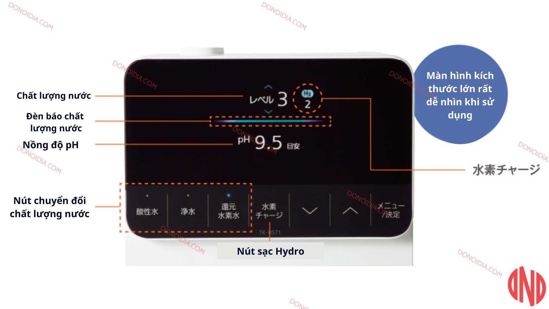 Máy lọc nước ion kiềm Panasonic TK-HS71
