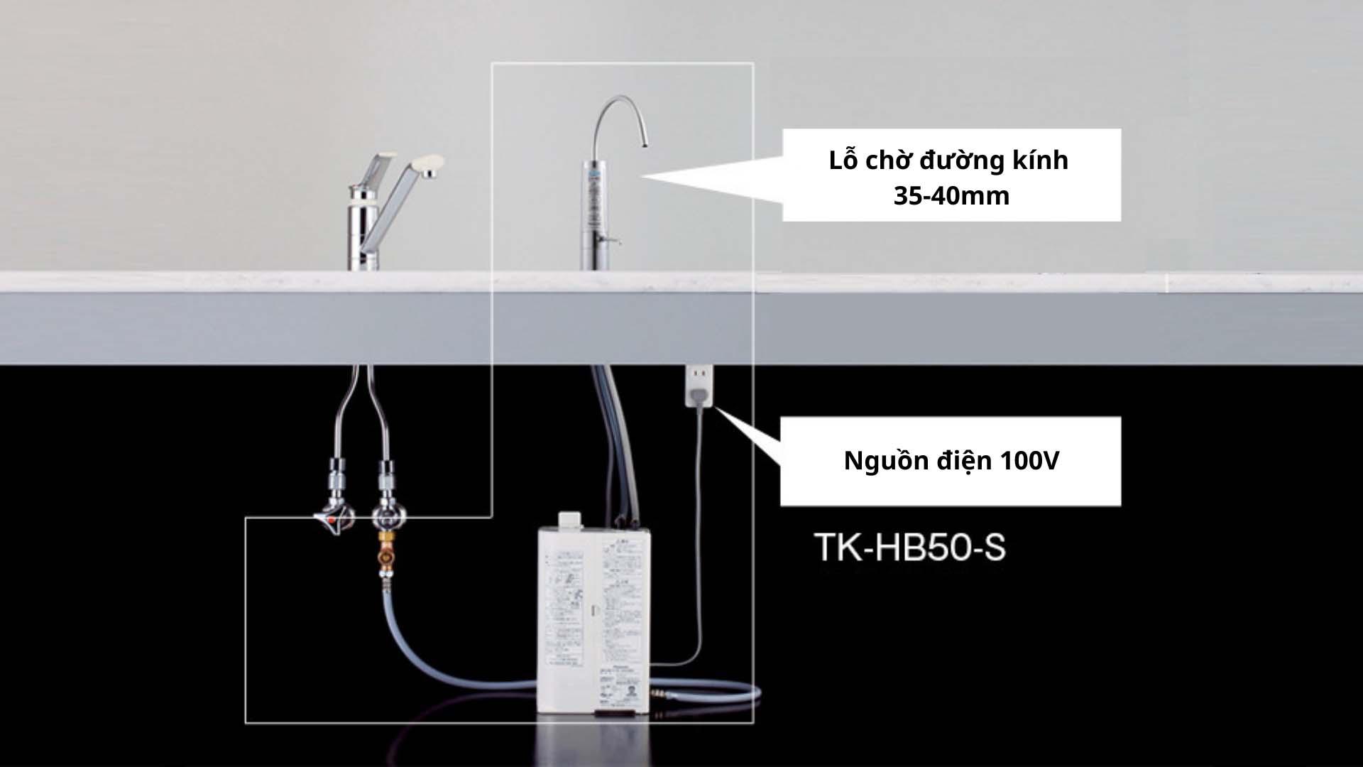 Máy lọc nước ion kiềm Panasonic TK-HB50-S