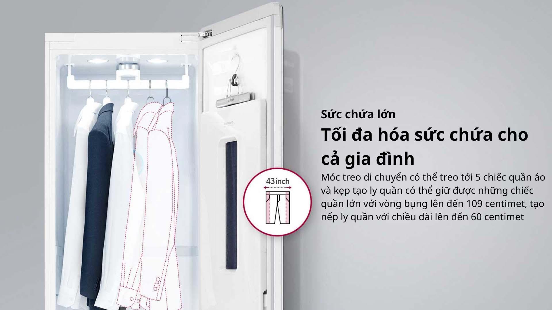 Tủ chăm sóc quần áo thông minh LG Styler S5MB