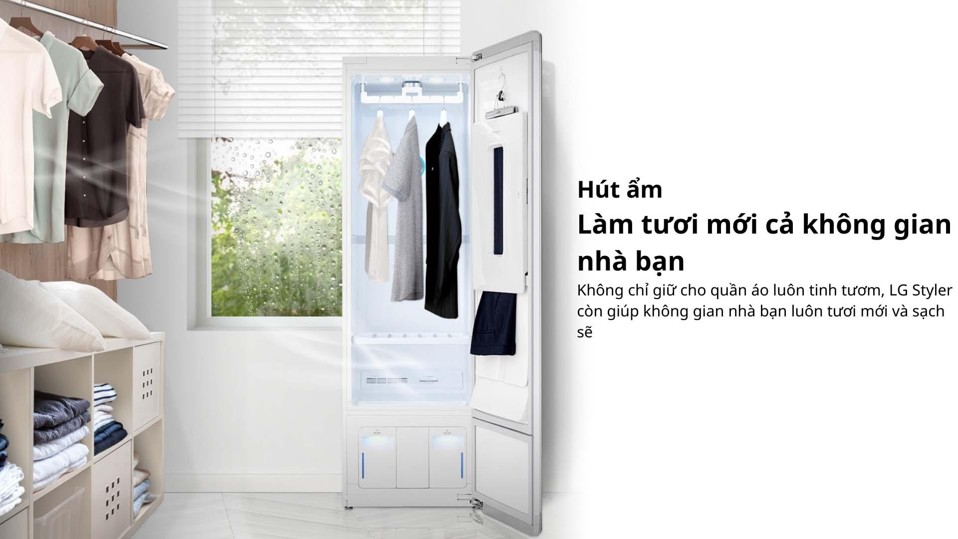 Tủ chăm sóc quần áo thông minh LG Styler S5MB