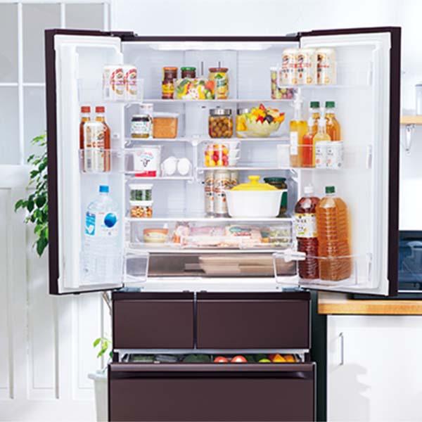 Tủ lạnh Mitsubishi MR-WXD70G-XT 700L Cảm biến AI thông minh NEW 2022