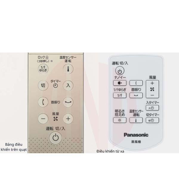 Quạt cây Panasonic F-CW339 model 2023 xoay 3D và phát Nano-E