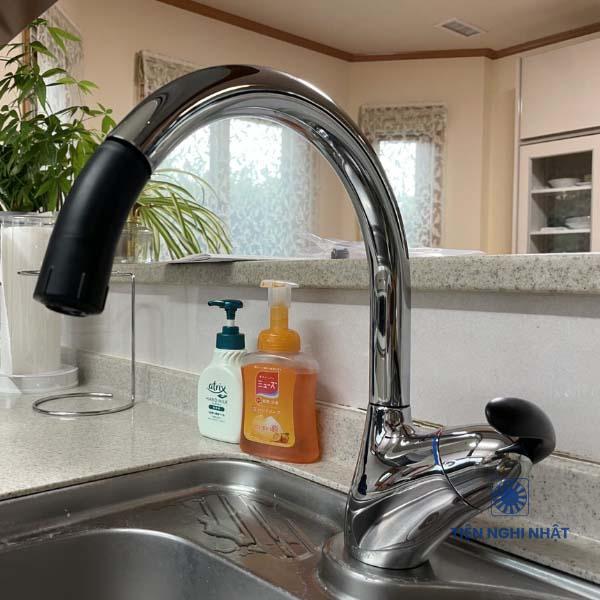 Vòi rửa bát TOTO TKN34PBRRA đầu vòi rút 65cm model 2023