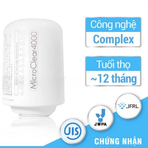 Máy lọc nước tại vòi Panasonic TK-CJ600-ZVN có màn hình hiển thị