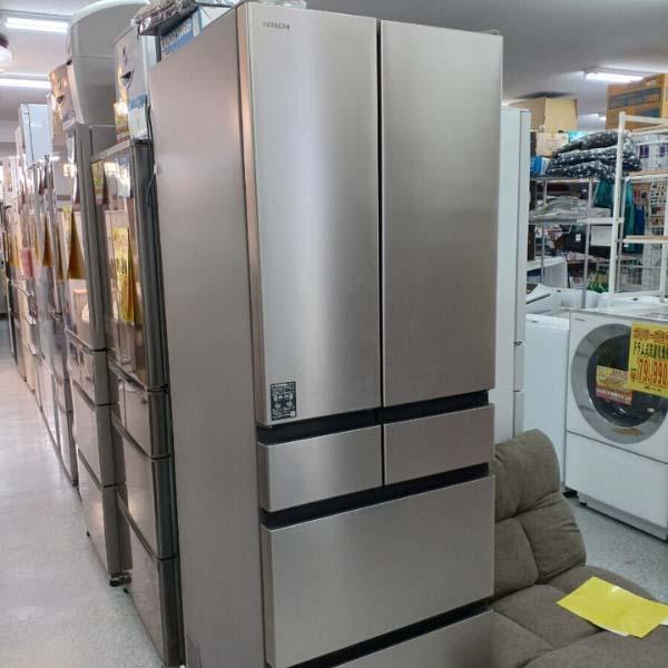 Tủ Lạnh Hitachi R-HWC54T 6 cánh mặt thép dung tích 540L