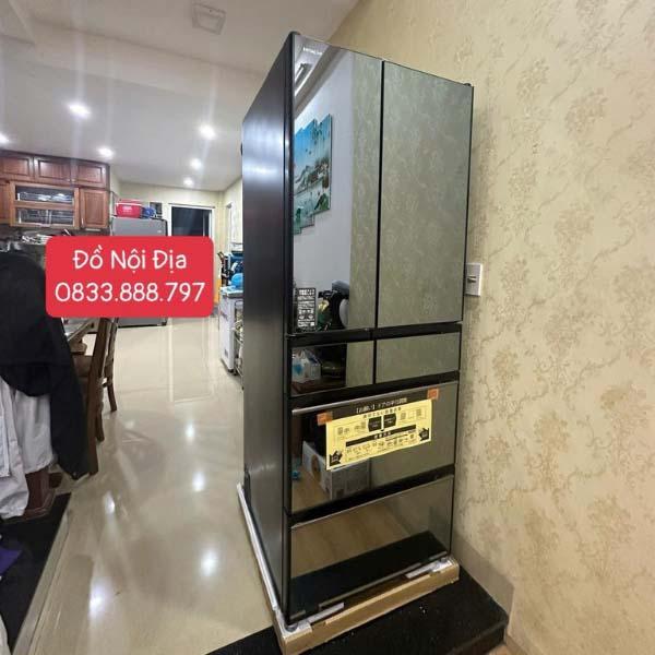 Tủ lạnh Hitachi R-HXCC62V-X dung tích 617L mặt gương có camera