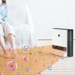 Máy sưởi gốm tạo ẩm Sharp HX-RK12-W
