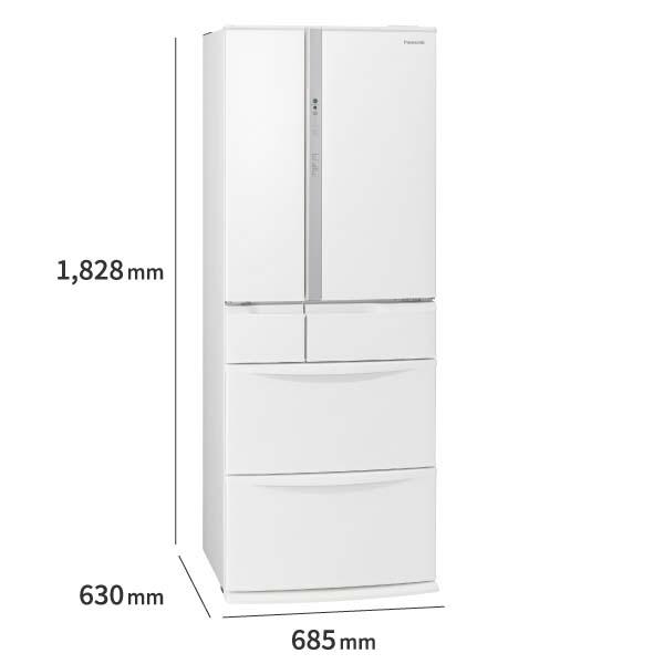 Tủ lạnh Panasonic NR-FVF45S1-W dung tích 451L